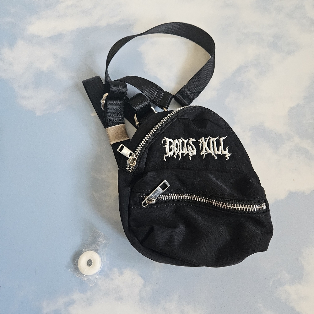 Black Dolls KILL Exclusive Extra Small Mini Backpack - Picture 11 of 12